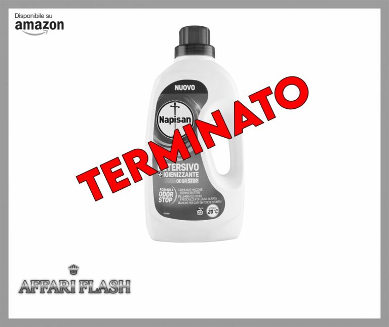 Napisan Detersivo Lavatrice Liquido Igienizzante Odorstop, 1 Confezione da 1.15 l da 23 Lavaggi di Detersivo Lavatrice Liquido