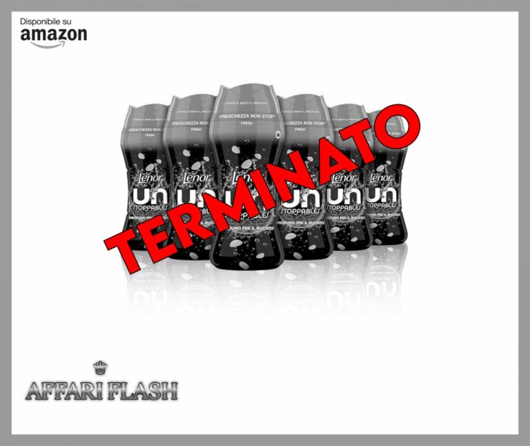 Lenor Profumatore Bucato Lavatrice Unstoppables Fresh, Mega Pacco 6 x 270 g