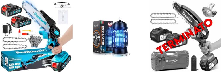 Mini Motosega a Batteria per Potatura, 1000W Motore Brushless 6 Pollici Motosega Elettrica con 4000mAh Batterie di grandi capacità