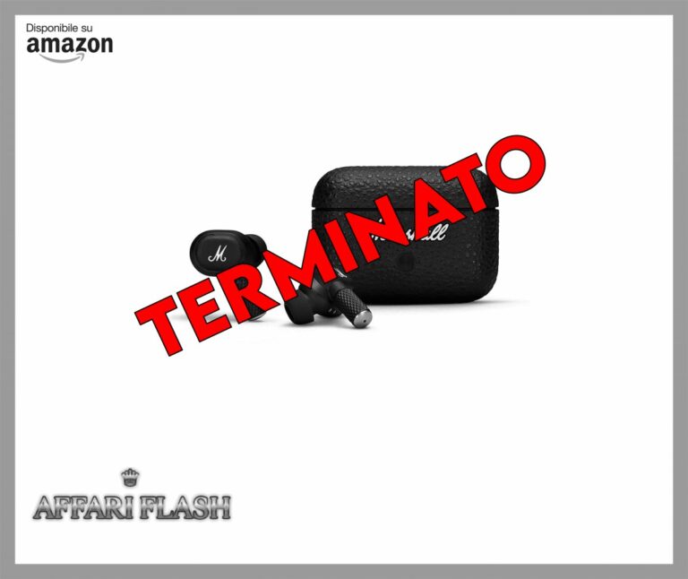 Marshall Motif II ANC, Cuffie Bluetooth con Cancellazione Attiva del Rumore, Auricolari Bluetooth, 30 Ore di Riproduzione, Nero
