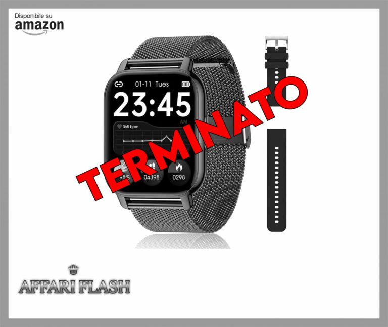️ Popglory Smartwatch Uomo Donna, 2 cinturini Orologio Chiamate e Whatsapp, Contapassi Assistente Vocale, Orologio Digitale 24H Cardiofrequenzimetro, Pressione Sanguigna SpO2 Sonno, per Android iOS