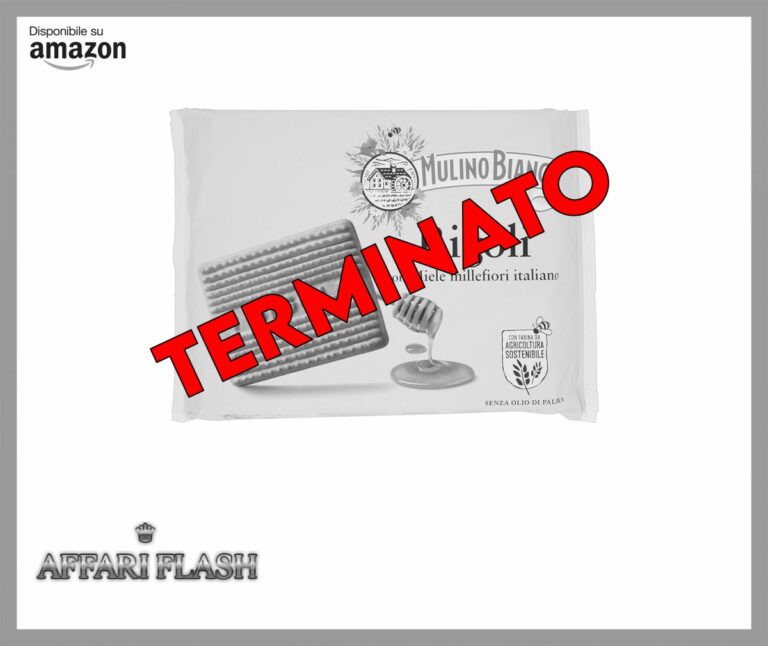 Mulino Bianco Biscotti Frollini Rigoli con Miele Italiano, Perfetti per la Colazione
