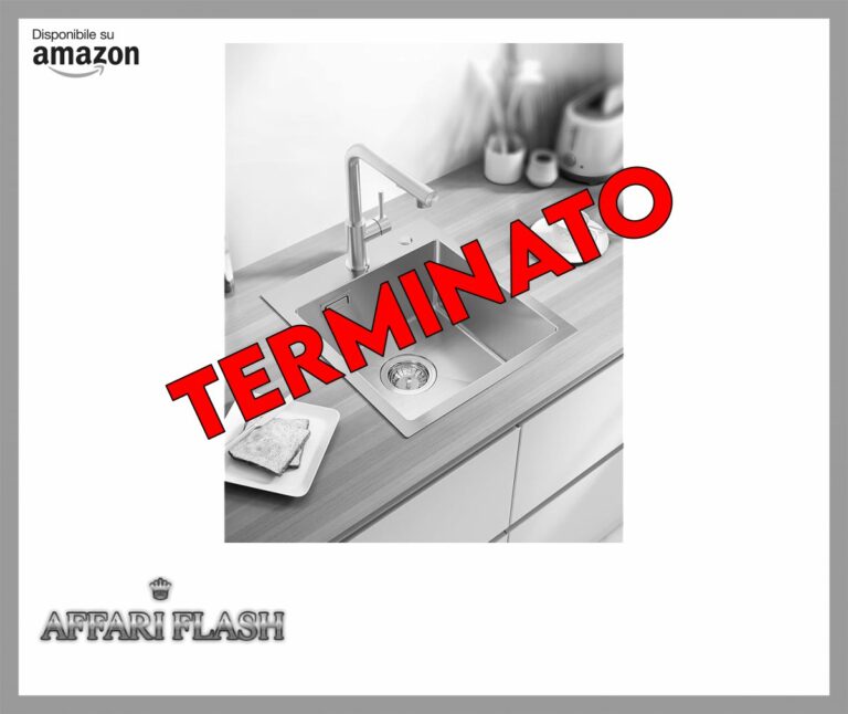 Sofetiy Lavandino Cucina 40x45cm, Lavello Cucina 1 Vasca in Acciaio Inox, Lavabo Cucina Singola Con l’Ultimo Sifone e Troppopieno, Lavelli da Cucina