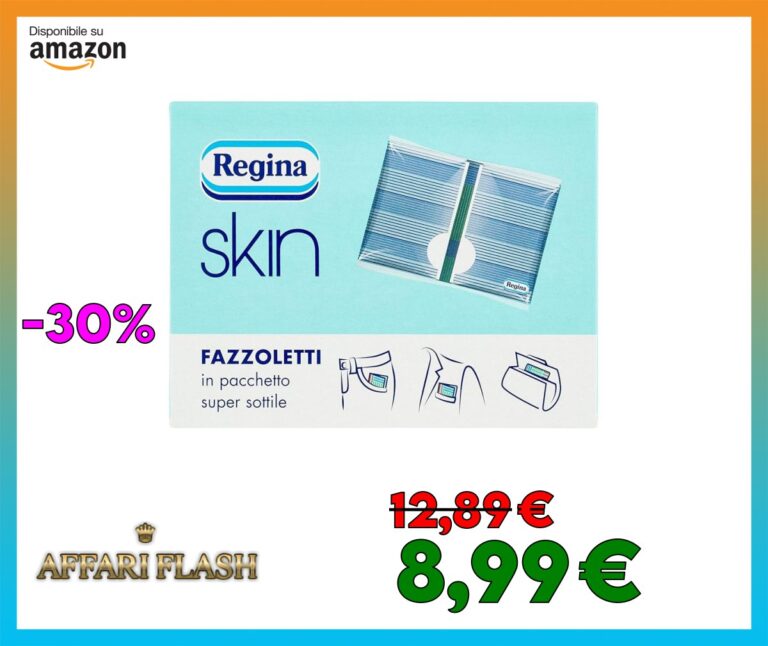 Regina Skin Fazzoletti Pocket, 6 x 10 Fazzoletti