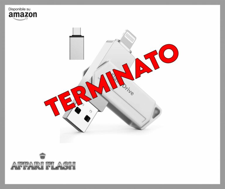 Chiavetta USB per iPhone 512GB MFi Certified 3 in 1 Penna USB 3.0 Lightning chiavette USB c Photostick Pen Drive Pennetta per iPhone/iPad/iOS/Android/Mac/PC