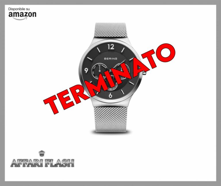 ️ BERING, orologio da uomo con movimento al quarzo, collezione classica, in acciaio inossidabile e vetro zaffiro 33441