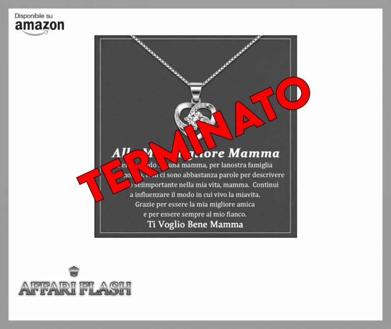 BOCHOI Regalo Mamma,Regalo Compleanno Mamma Collana Argento 925 Donna Regali Madre Collana San Valentin