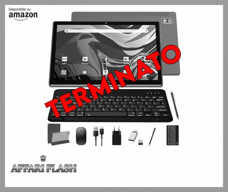 KADYBE 2024 Ultima versione Android 13 Tablet 10 Pollici con tastiera e mouse, 64 GB ROM 512 GB TF Octa