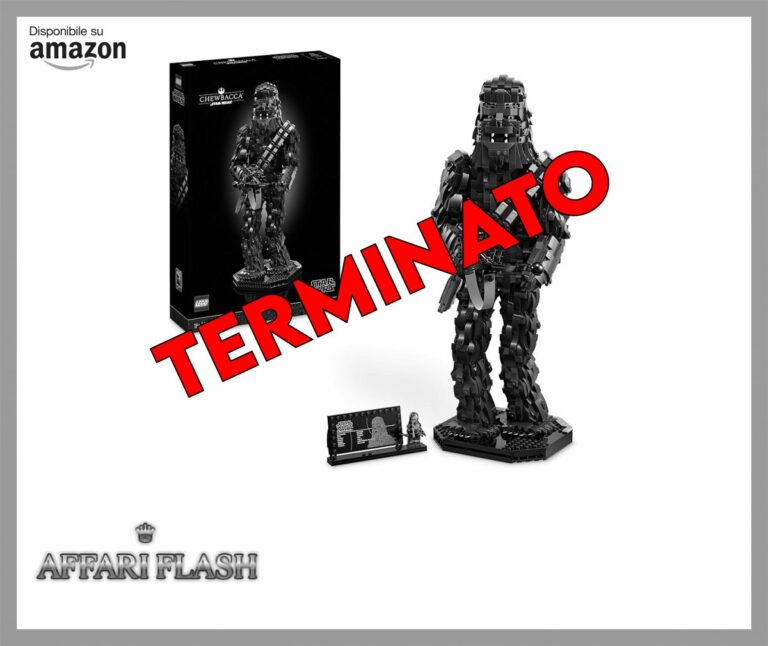 LEGO Star Wars Chewbacca, Figura da Collezione di Wookiee con Balestra, Minifigure e Targa Informativa, Kit Modellismo per Adulti 40esimo Anniversario Il Ritorno dello Jedi, Regalo Uomo e Donna 75371