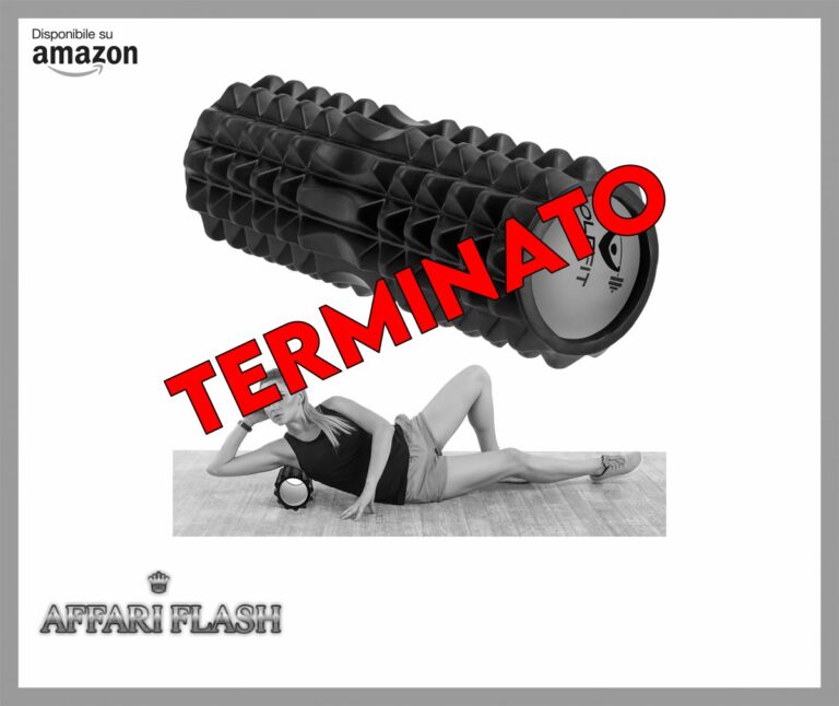 ️ Olefit Roller Pilates Rullo Massaggio Muscolare, Massaggiatore per Yoga, Pilates e Palestra, 1 Rullo