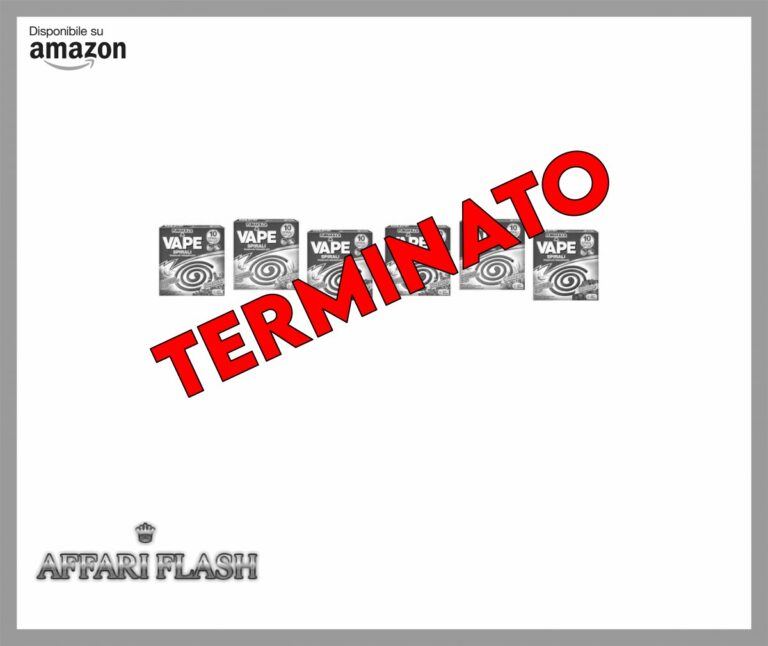 Vape Spirali Profumate Assortite, Insetticida Protettivo Contro Zanzare Comuni e Tigre, Confezione da 6