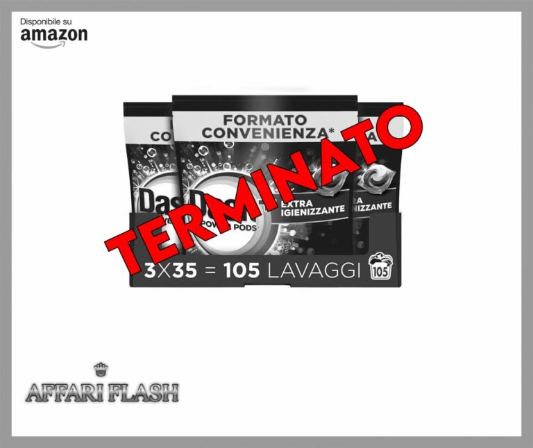 Dash Power Pods Extra Igienizzante, Detersivo, 105 Lavaggi (35×3)