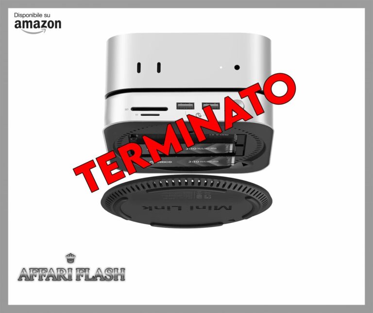 ORICO 40Gbps MiniLink M47P Hub Compatibile con Mac Mini M4, USB C Dock in Alluminio con Doppio Alloggiamento SSD per M.2 NVMe, fino a 3000MB/s, 3 USB 3.2, SD/TF 4.0