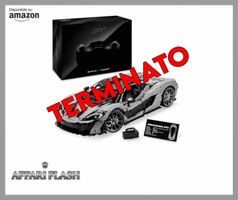 LEGO Technic McLaren P1 Modellino di Auto Sportiva da Costruire, Hobby Creativo per Adulti, Regalo per Uomo, Donna, Lui o Lei, Kit Modellismo da Collezione di Macchina Supercar in Scala 42172