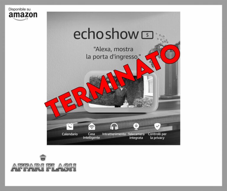 ️ Echo Show 5 (Ultimo modello) | Schermo touch intelligente e compatto, con Alexa