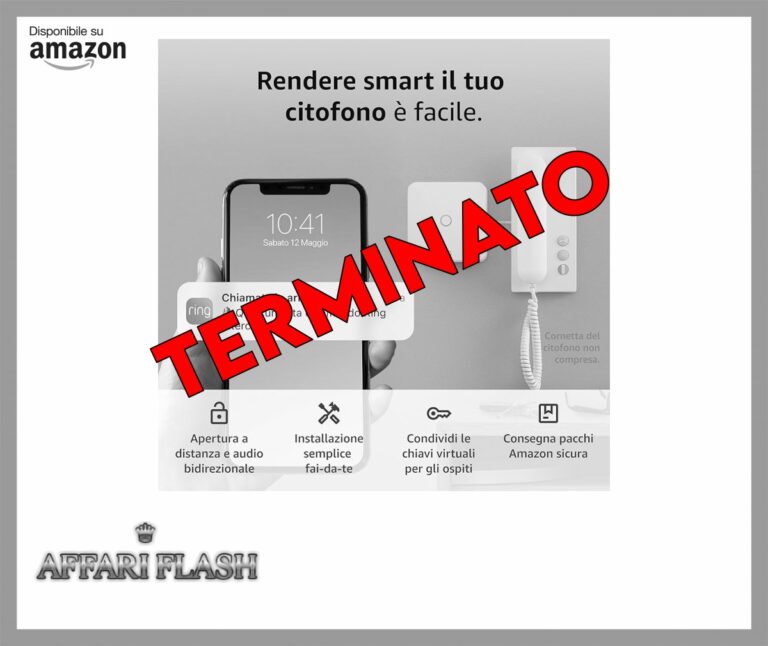 ️ Ring Intercom di Amazon | Trasforma il tuo citofono in un sistema intelligente con apertura a distanza, audio bidirezionale, accesso per gli ospiti | Facile da installare | Compatibile con Alexa