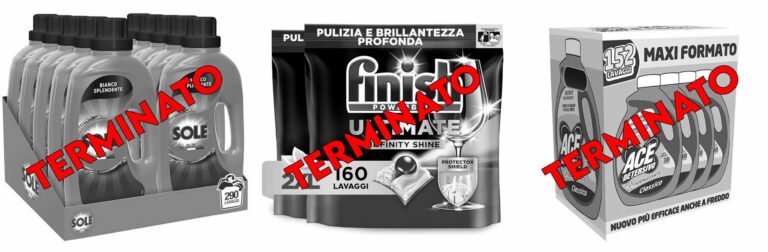 Sole Detersivo Lavatrice Bianco Splendente 290 Lavaggi, 5 confezioni bi