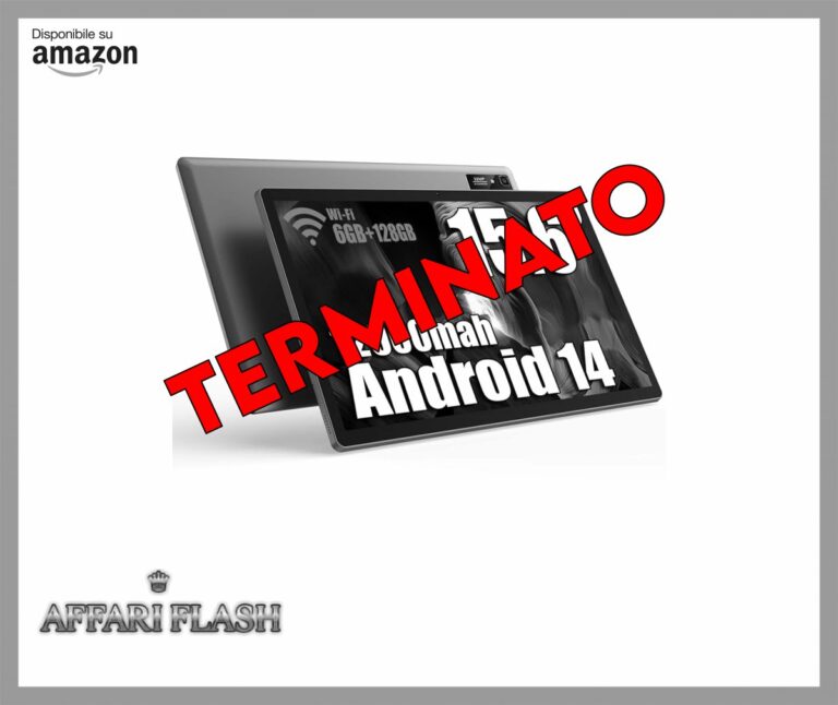 azamp 15,6 Pollici Tablet Android 14, MES