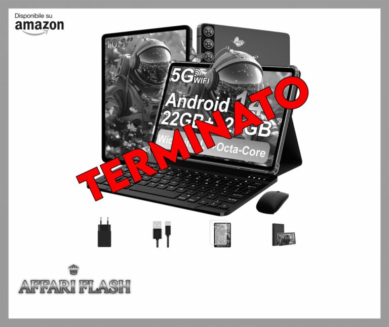 ZIOVO Tablet 10 Pollici Tablet Android 14, 22GB RAM+128GB ROM (TF 1TB), 5G WiFi/Supporto Widevine L1/Octa