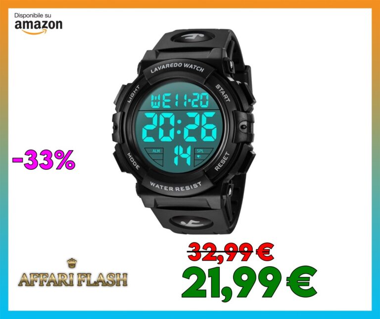 ️ BEN NEVIS Orologio Digitale da Uomo Orologio Sportivo Militare 5ATM Impermeabile Cronografo Militare Orologio da Polso per Uomo con Retroilluminazione a LED Sveglia Data/Antiurto