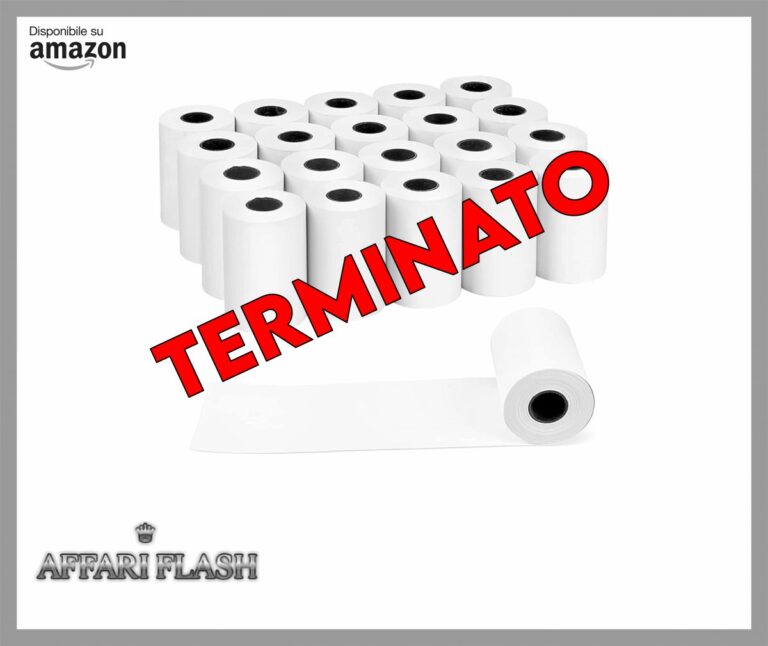 100 Rotoli Carta Termica 57 mm x 20 mt POS REGISTRATORE di Cassa Alta QUALITA’