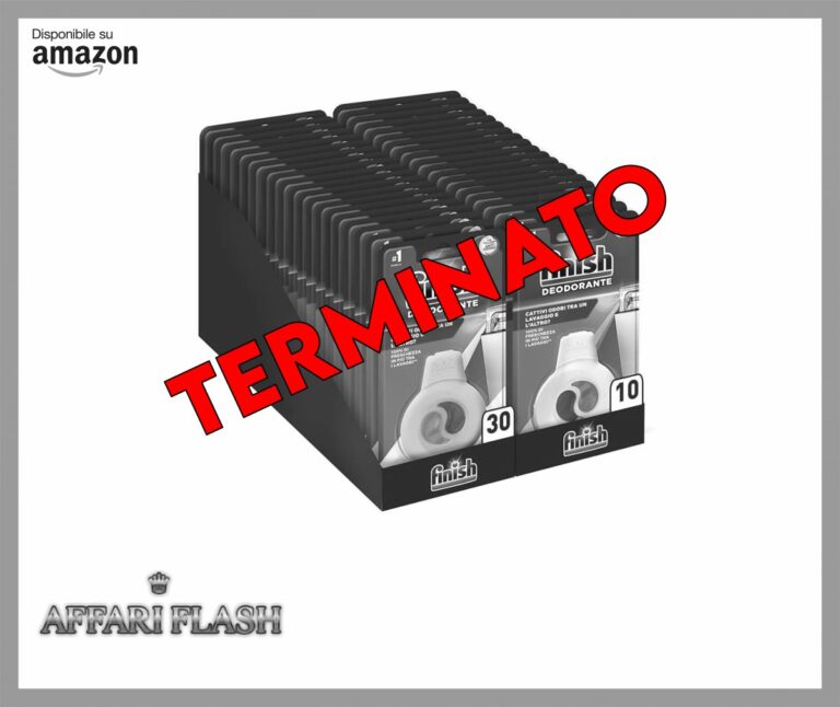 Finish Additivo Lavastoviglie, Confezione da 40x4ml Deodorante per Lavastoviglie, Cassa Mista Set 10 Deo Odorstop Profumo di Fresco, 30 Lemon e Lime