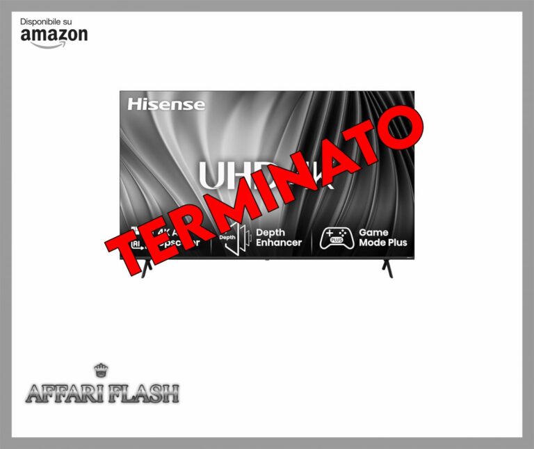 Hisense TV 85″ 4K Ultra HD 85E63NT, Smart TV VIDAA U7, Dolby Vision, HDR 10+, DTS Virtual