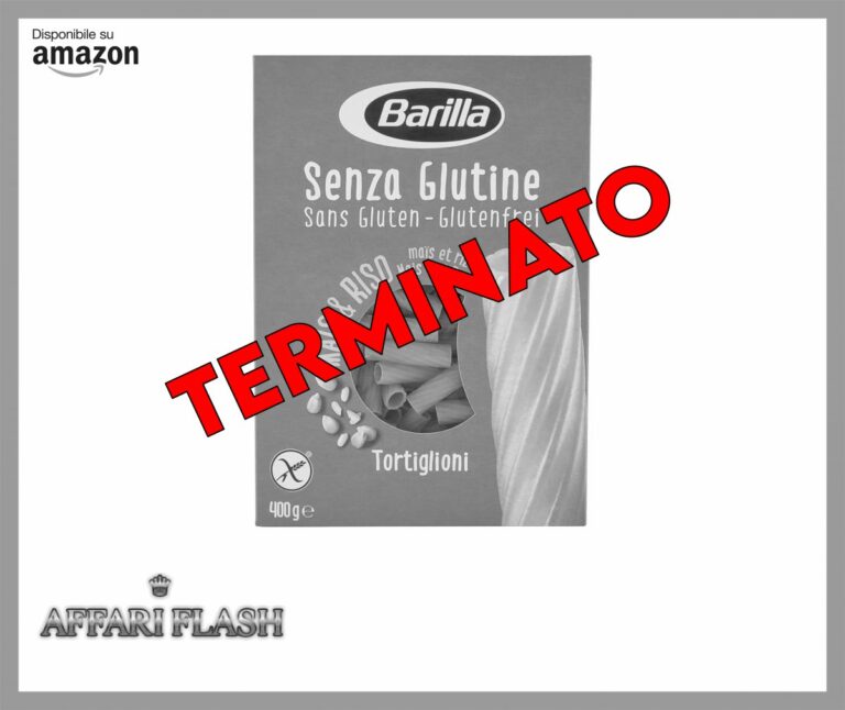 Barilla Pasta Tortiglioni Senza Glutine, Pasta Corta di Mais Bianco, Mais Giallo e Riso Integrale