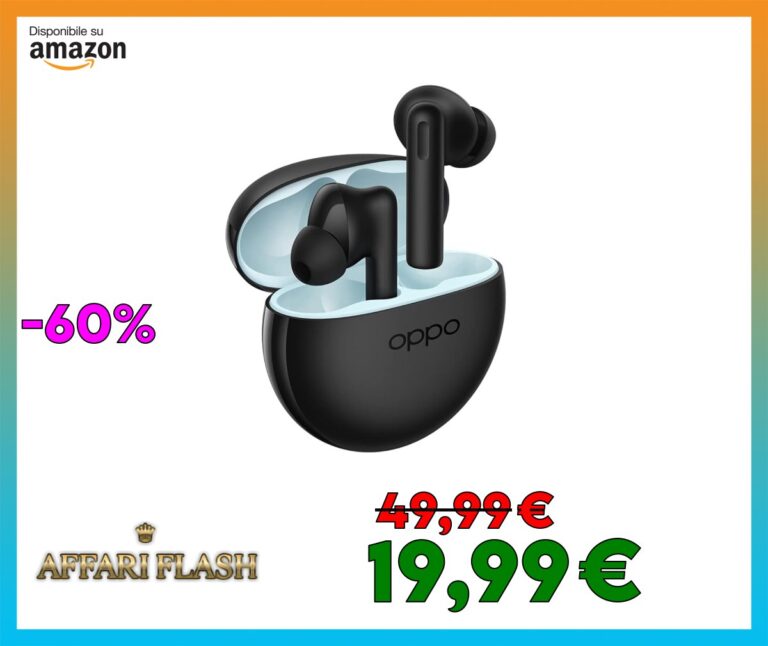 OPPO Enco Buds2, Auricolari True Wireless, Bluetooth 5.2, in