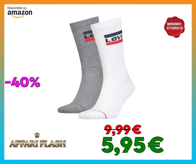 Levi’s Crew Calzini (Pacco da 2) Unisex