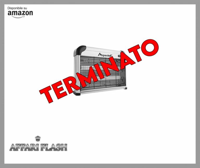 ASPECTEK Potente insetticida elettrico da 20 W per interni con forza di attrazione ultravioletta, insetti, insetticida mosche, antizanzare per interni (spina UE)