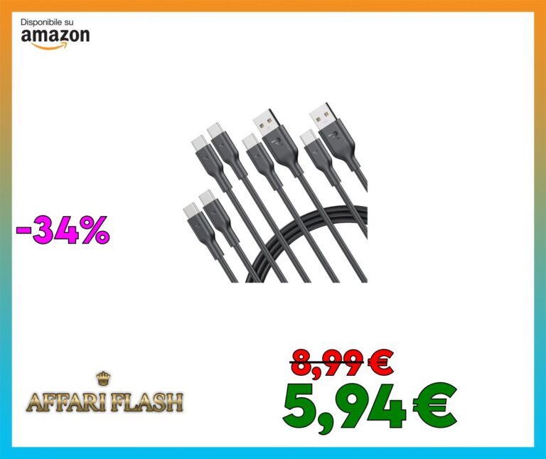 RAMPOW Cavo USB Type