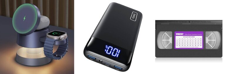 iVANKY per iPhone 16/15/14 Series Pro Max Caricatore, Wireless Station Cube 4 in 1 con Luce Notturna per MagSafe Charger