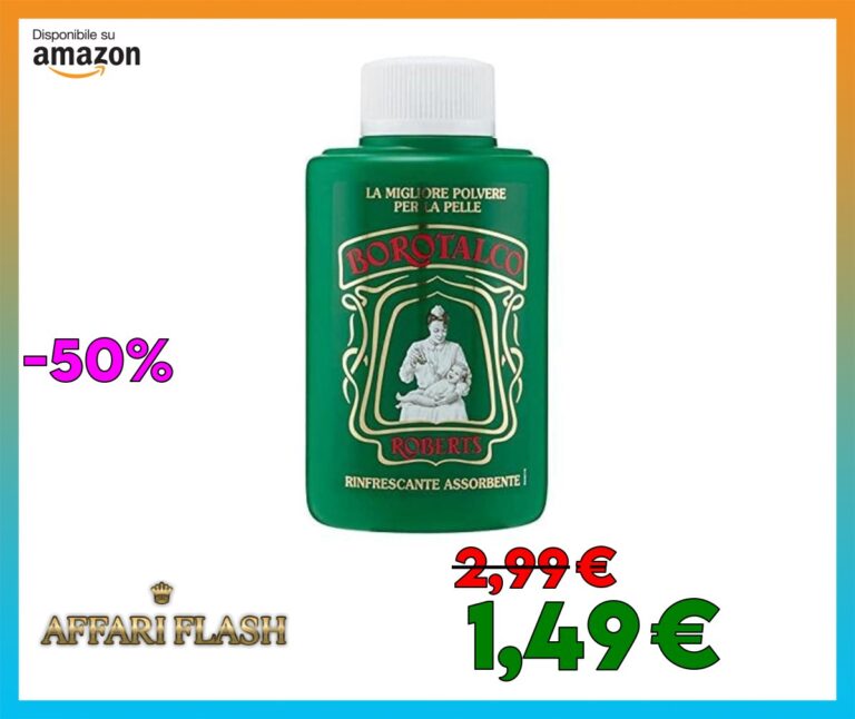 Borotalco Talco Barattolo, 100g
