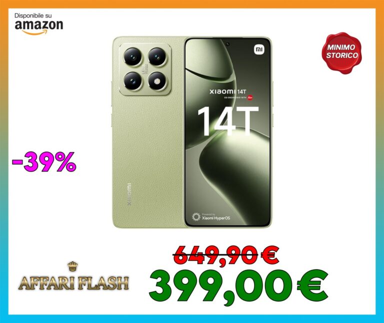 Xiaomi 14T (Smartphone) Display da 6.67” AI, MTK 8300