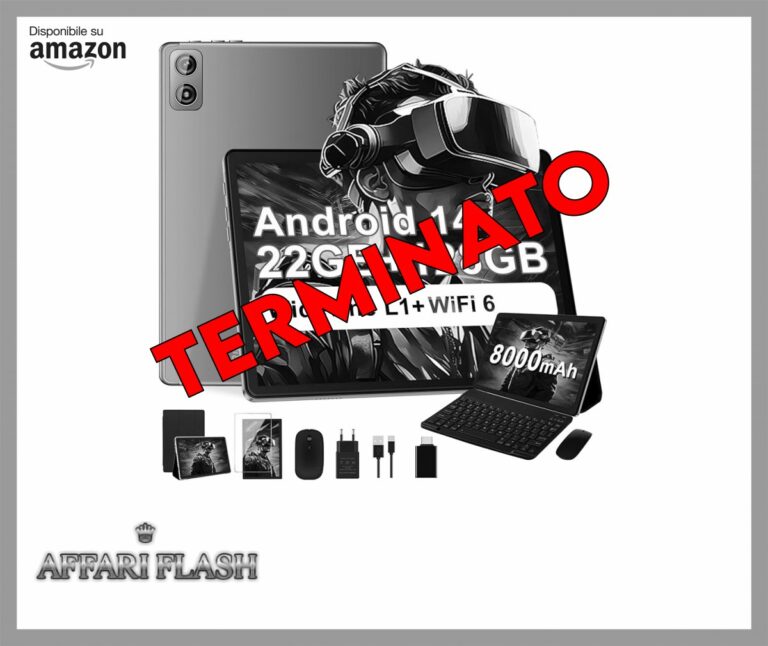 2025 Newest Tablet 10 pollici Android 14, 22GB RAM+128GB ROM/TF 1TB, 8