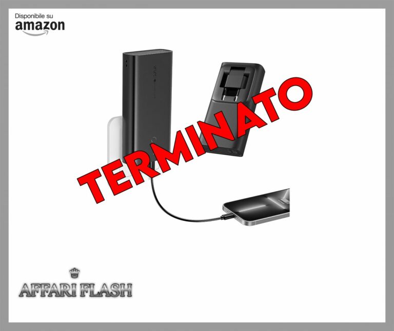 VRURC Power Bank 10000mAh con Pieghevole Spina,Powerbank USB C 22.5W Carica Rapida Caricatore Portatile QC 3.0 PD 4.0 con 2 Ingressi & 3 Uscite