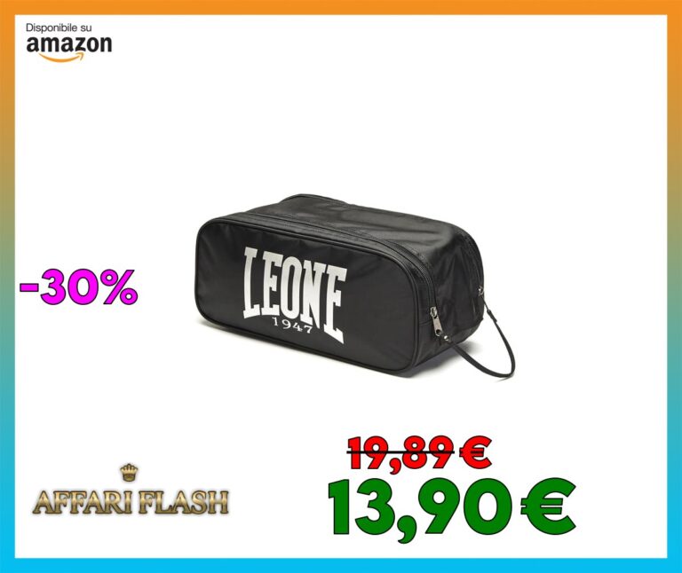 LEONE 1947, Borsa Porta Guanti, Nero, Taglia Unica, AC932