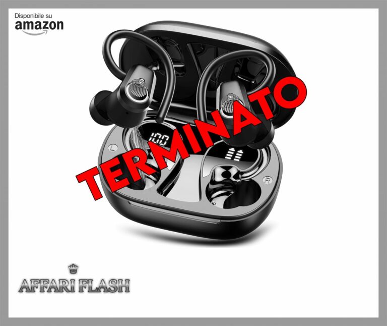 Cuffie Bluetooth Sport, Auricolari Bluetooth 5.3 Wireless, 50 Ore HiFi Stereo Cuffie Wireless con 4 ENC Mic, Cancellazione Rumore, IP7 Impermeabili, Ricarica Rapida, Cuffiette Bluetooth per Running