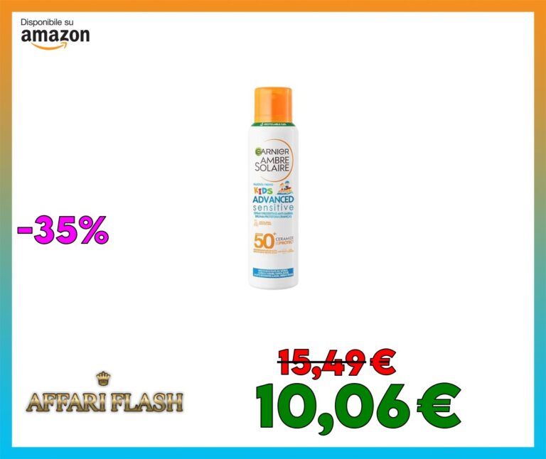 Garnier Ambre Solaire Advanced Sensitive Kids Ceramide Protect Spray Aerosol Anti