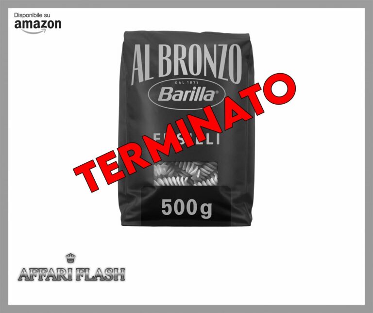 Barilla Pasta Al Bronzo Fusilli 100% Grano Italiano, Pasta Trafilata Al Bronzo con Lavorazione Grezza, Ruvidità Intensa, Formato Spesso e Corposo, Alta Tenuta di Sugo e Cottura, 500 g