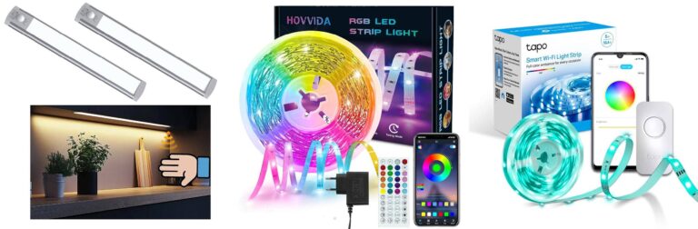 Led Sottopensile con Sensore di Movimento Notturna Magnetica Ricaricabile Armadio