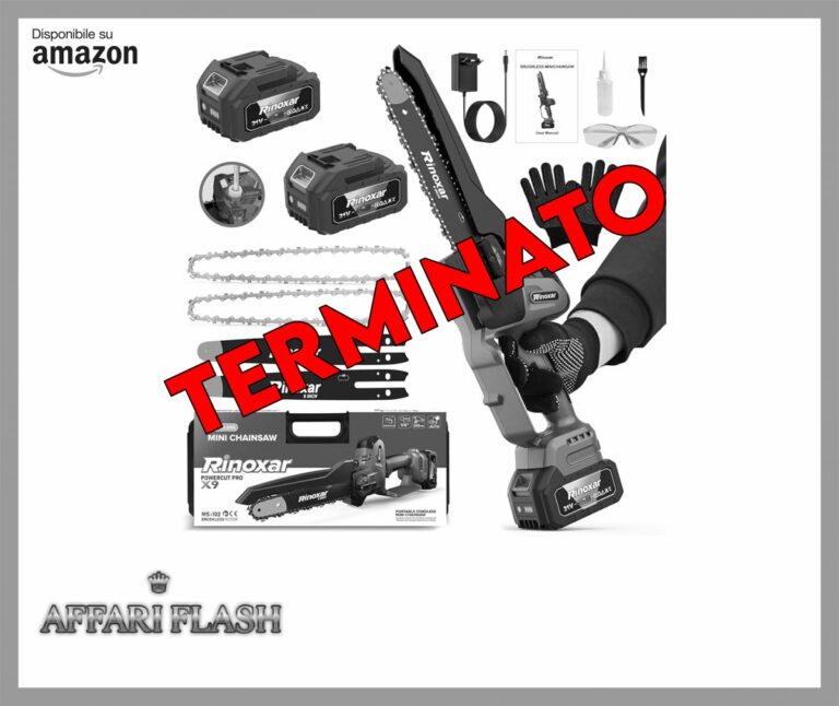 Mini Motosega a Batteria per Potatura, 8 Pollici 20V/8000mAh Sega a Batteria per Potatura con Pompetta Olio Auto Erogazione, 1300W Motore Brushless, per Giardinaggio