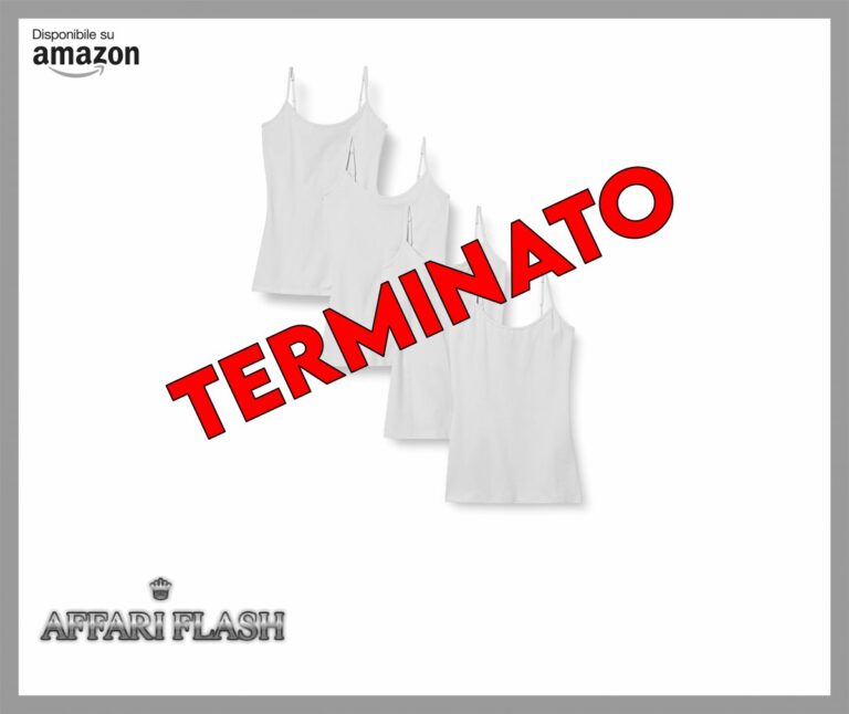 Amazon Essentials Canottiera Aderente Donna, Pacco da 4