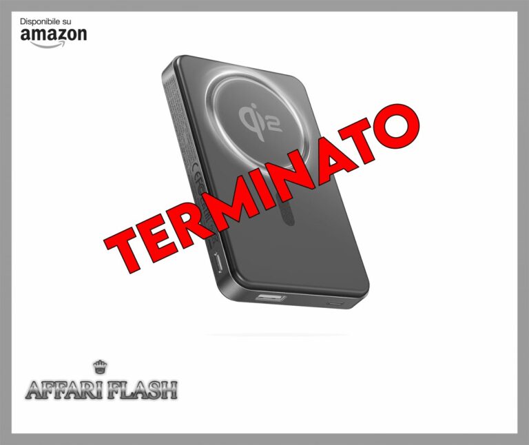 Baseus Magsafe Power Bank, Qi2 Magsafe Powerbank 10000mAh, 15W Batteria Esterna Wireless Magnetica, Mini Power Bank USB