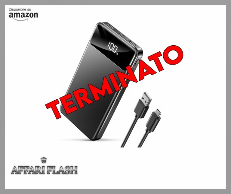 Power Bank, Caricatore Portatile 12000mAh, PD Batteria Esterna per cellulare Ricarica Rapida con USB