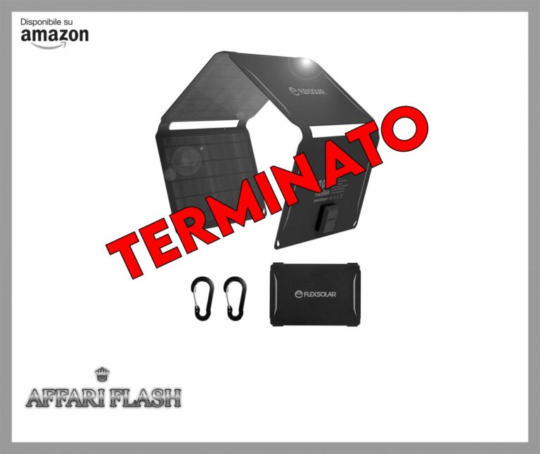 Pannello solare portatile da 30 W, caricatore pieghevole per pannello solare con USB A/C QC2.0/PD 2.0, impermeabile IP67, pannello solare monocristallino, per campeggio