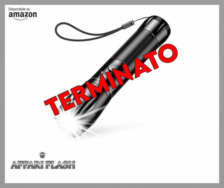 Blukar Torcia LED Ricaricabile, Super Luminoso Zoomabile Torcia Potente, 5 Modalità di Illuminazione, IPX6 Impermeabile Flashlight per Campeggio/Escursionismo/Emergenza/Interruzione di Corrente