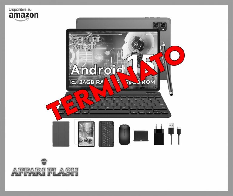 TABWEE Android 15 Tablet con Tastiera