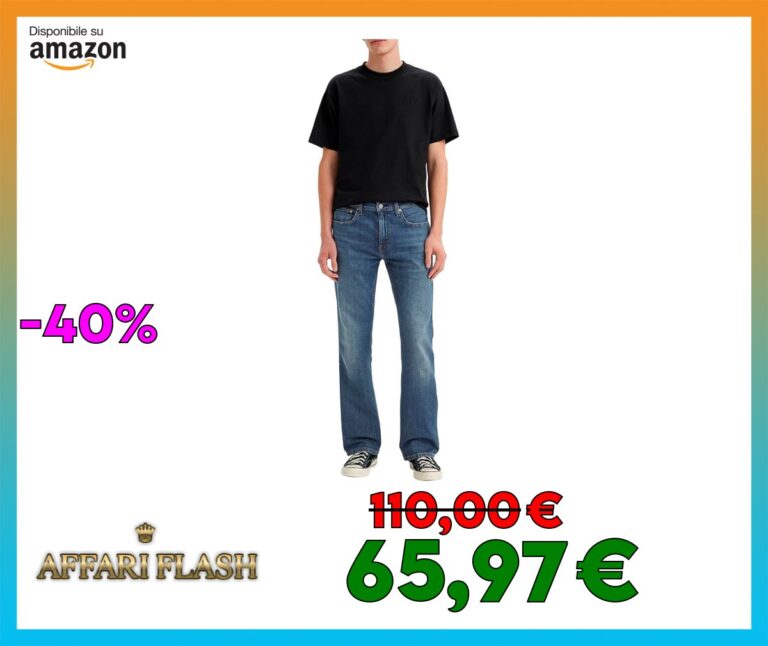 Levi’s 527 Slim Boot Cut Jeans Uomo